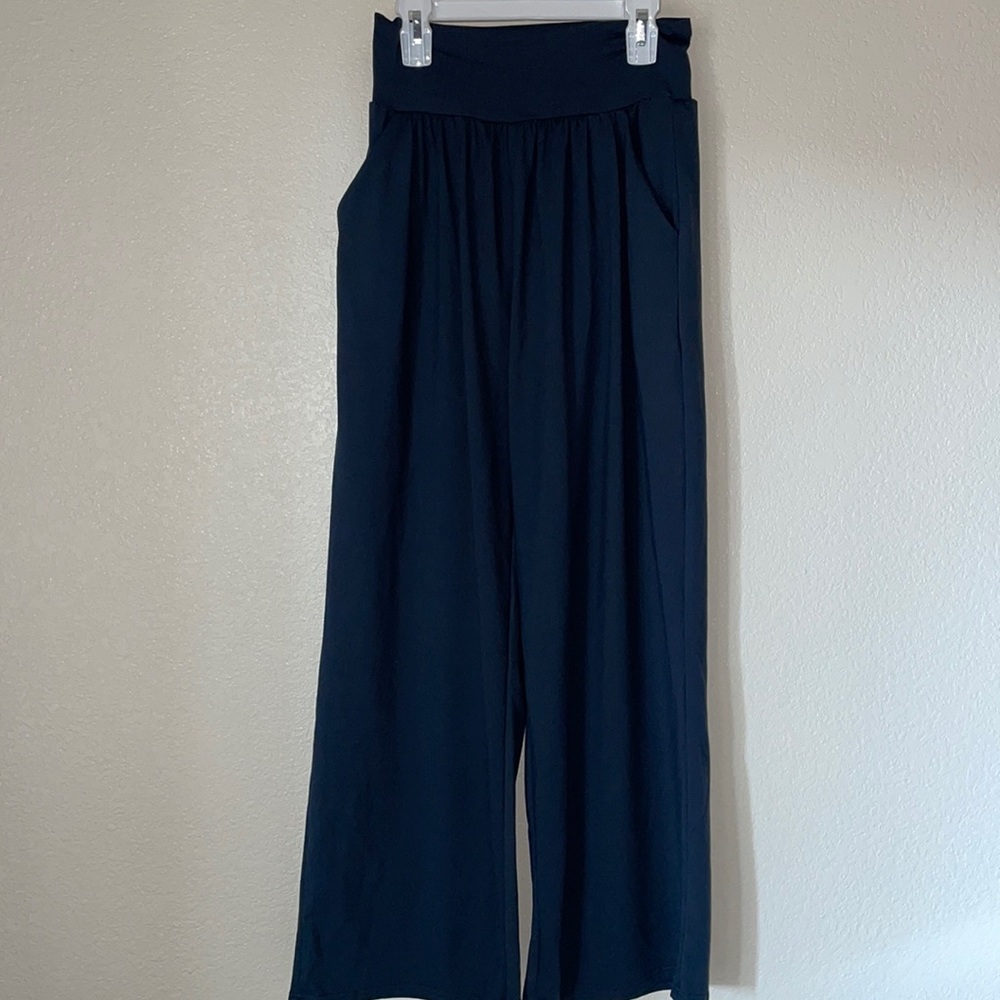 Navy blue lounge pants - Picture 3 of 4